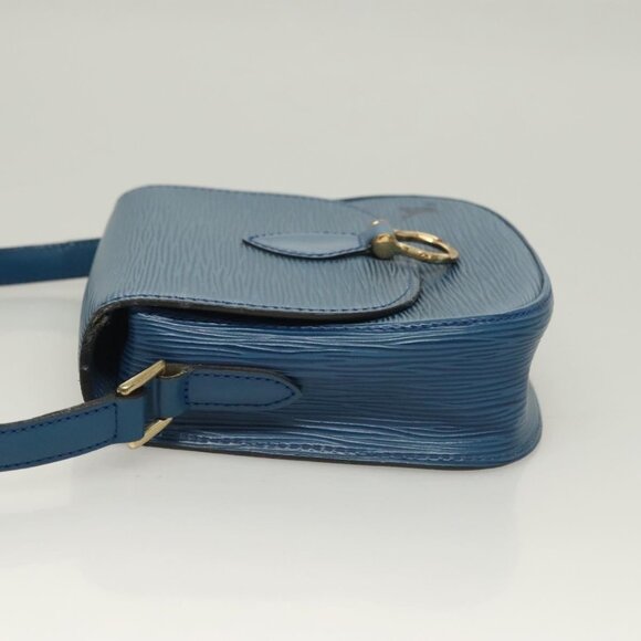 LOUIS VUITTON Epi Saint Cloud PM Shoulder Bag Blue - Picture 5 of 16